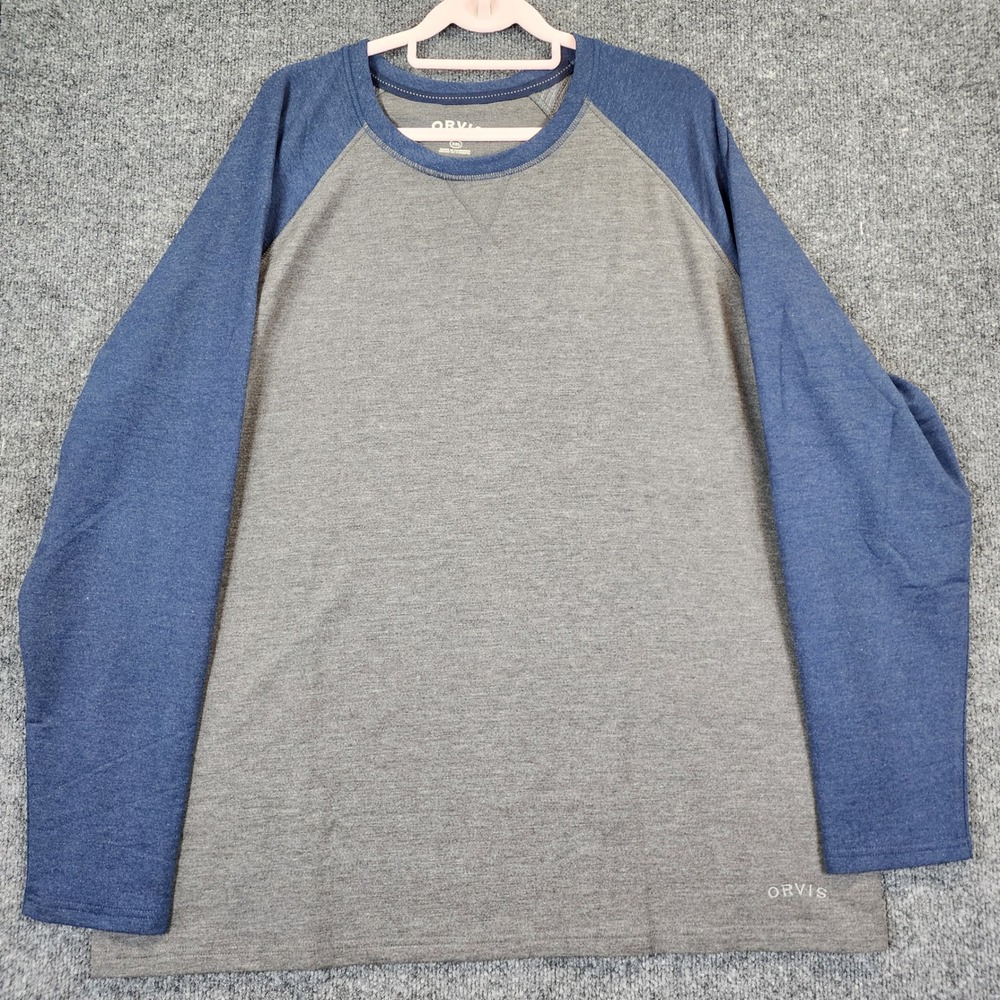 Orvis Mens XXL Athleisure Casual Outdoor Raglan Stretch Soft T Shirt Size XXL